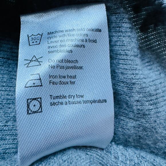 CHASER Womens Gray Palm Trees Cropped Yoga Hoodie Sweatshirt Medium - Picture 12 of 13